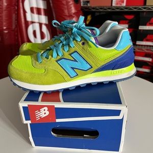 New balance 574 running shoes, lightly worn, size check tag picture